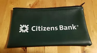 NEW Citizens Bank Cash & Coin Money Deposit Bag Pouch With Zipper Safe Organizer • $24.99