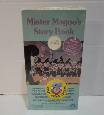 Mr.  Magoo's Story Book 3 Stories VHS 1964 Little Snow White Don Quixote De La M • $19.95