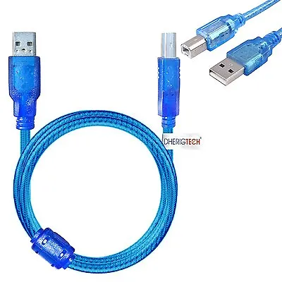 USB Data Cable Lead For Canon PIXMA MX495 Wi-Fi Colour InkJet Printer • £3.99