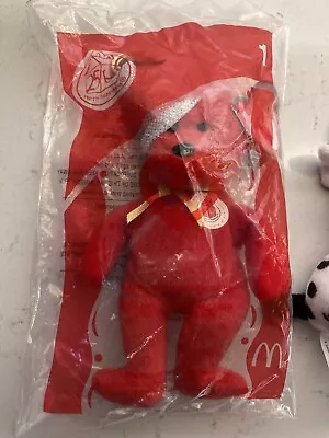 2004 McDonalds Beanie Babies 25 Years Of Happiness Special Edition Bear Sealed • $13.50