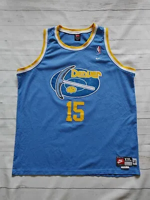 Men's Vintage Nike NBA Denver Nuggets Carmelo Anthony Sewn Jersey Size XXL • £20