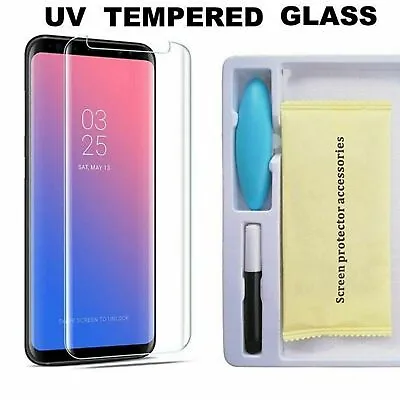 £2.62 • Buy UV Full Glue Gorilla Curved Liquid Tempered Glass For Samsung Galaxy S8,S9+,S10+