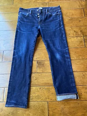 J.Crew 770 Stretch Redline Selvedge Jeans Size 34W-30L • $29.99