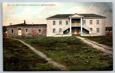 Monterey California~First State Capitol Building~c1910 Postcard • $8.99