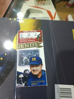 Michigan V Ohio State 1999 Ticket Tom Brady Last Game @ Big House • $75