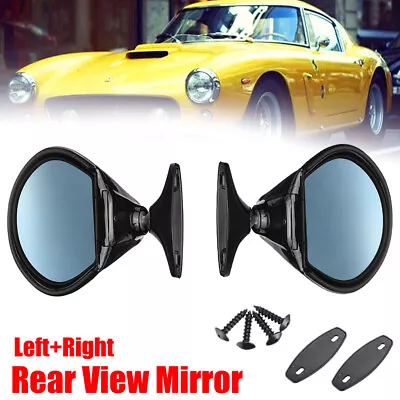 $65.99 • Buy Vintage Style Universal Car Classic Retro Door Wing Side Mirror Rearview L+R