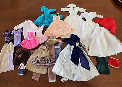 VINTAGE Barbie Mixed Lot Clothes And Accessories Handmade & Genuine Mattel Mix! • $15