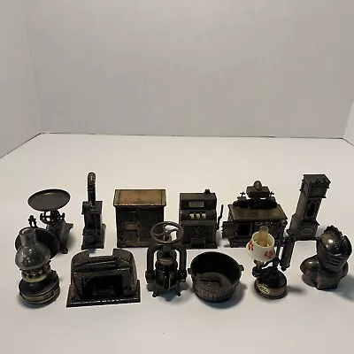 Vintage Lot Of 12 Die Cast Metal Pencil Sharpeners Antique Style Items. A • $59.99