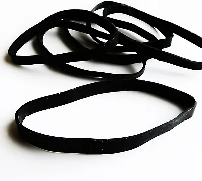 10 Heavy Duty Rubber Bands | Big Thick Xl-Large UV Resistant Black Rubber-Bands  • $13.72