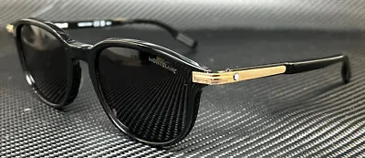MONT BLANC MB0276S 001 Black Grey Men's Large 52 Mm Sunglasses • $234.90
