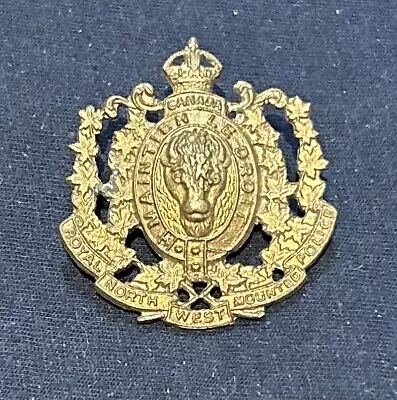 Royal North West Mounted Police Cap Badge King’s Crown Canada 1904-20 Obsolete • £8