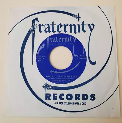 Richard Turley MAKIN' LOVE WITH MY BABY (ROCK N ROLL 45)#845 PLAYS VG++ NO NOISE • $11.99