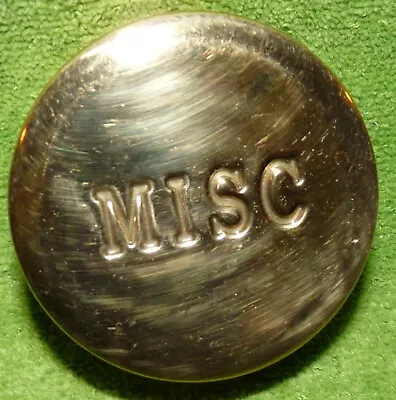 MISC Small Trinket Box Round Brass Color 2 1/2  • $4.99