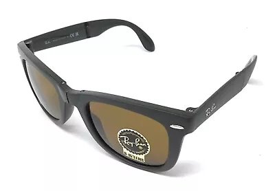 Ray-Ban WAYFARER Mens Green Frame Brown Lens Sunglasses RB4105 657533 50-22 • $84.99