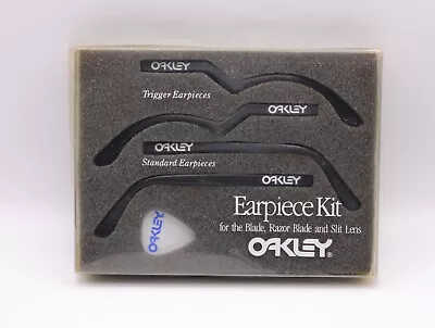 Oakley Vintage Rare Razor Razor Blade Slit Lens Earpiece Stem Kit In Black • $159.99