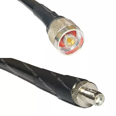 LMR400UF N MALE To SMA FEMALE Coaxial RF Cable USA-Ship Lot • $337.73