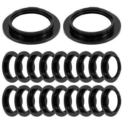  20 Pcs Plastic Lampshade Reducer Ring Socket Replacement Adapter • £9.58