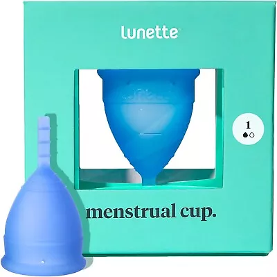 Lunette Menstrual Cup Blue.  Model 1 • $28.99