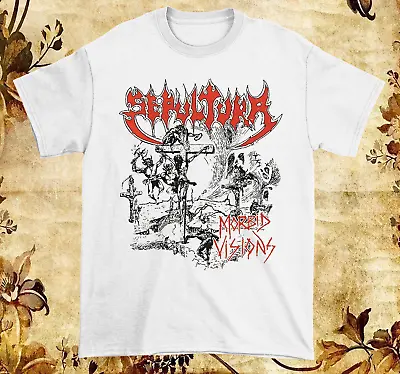 Sepultura Morbid Visions Short Sleeve Gift For Fan All Size Men's Shirt • $16.99