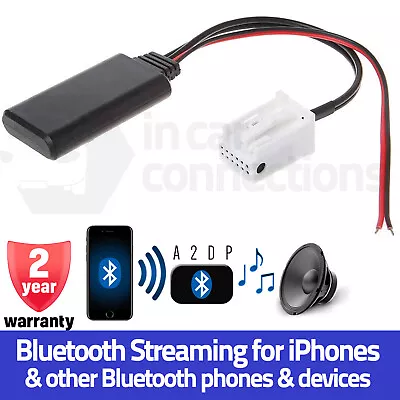 Bluetooth Music Streaming VW Golf Mk 5 MK 6 A2DP Interface Adapter IPhone 7 Etc • $61.06