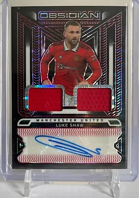 2022-23 Obsidian TMALL Luke Shaw Patch Auto Manchester United /44 • $29.99