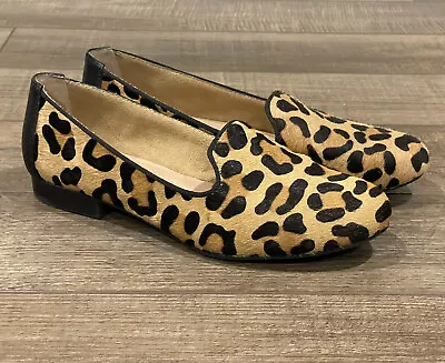 Adam Tucker Me Too Animal Print Fur Leopard Loafers Slip On Shoe Sz 8 Womens New • $55.96