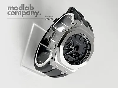 Silver Custom Casio G-Shock GA2100 Mod Watch Casioak Gift For Man Ship From USA • $219
