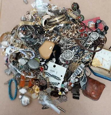 £9.17 • Buy Vintage Modern Broken Costume Jewellery Making Job Lot Craft Beads Upcycle 4kg