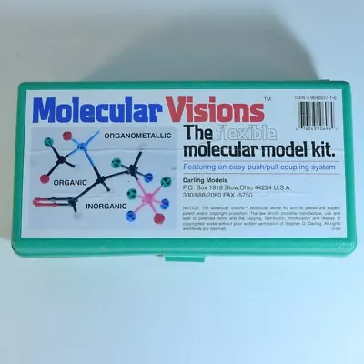 Molecular Visions The Flexible Molecular Model Kit Organic Inorganic By Darling • $15