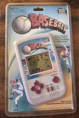 Vintage MGA BASEBALL Handheld Electronic Game NEW W/ Red Buttons • $18.50