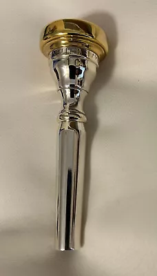 GIARDINELLI 1C/1 Trumpet Mouthpiece 27 Throat GOLD SCREW RIM • $119.99