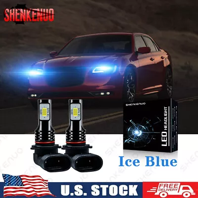 For Chrysler 300 2016-2021-2X 9005 Front LED Headlight Bulbs High/Low Beam 8000K • $18.04