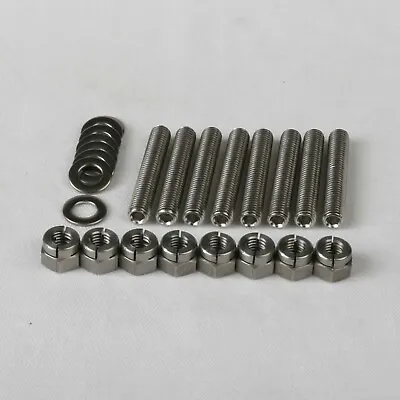 Aerotight Nuts & Exhaust Studs Stainless Steel VW Golf MK2 Mk3 Mk4 Mk5 GTI TDI • $22.37