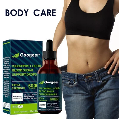 £9.59 • Buy 59ml Chlorophyll Liquid Natural Detoxification & Blood Sugar Support Drops