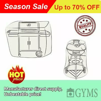 Waterproof Patio Grill BBQ Barbecue Cover Gas Smoker 2/4 Burner Rain Protector • $30