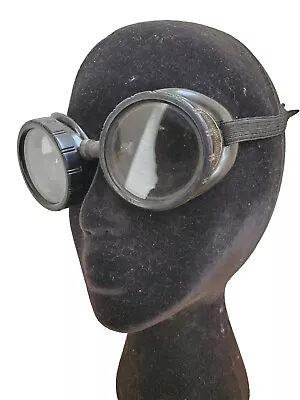 VTG Welding Goggles Driving Glasses Cosplay Aviator Flight Buening Man Festival • $20.99