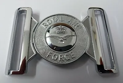 Genuine British Royal Air Force RAF Insignia Ceremonial Stable Belt Buckle Used • £27.99