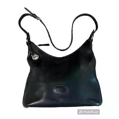 Vintage Dooney And Bourke Black Womens Leather Shoulder Bag Soft Leather • $45