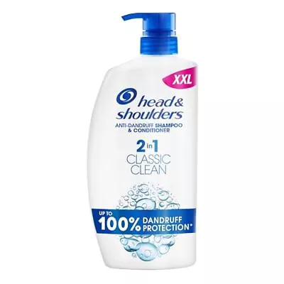 Head & Shoulders Anti-dandruff Shampoo 2in1 Classic Clean 1000ml For Men& Women • £11.16