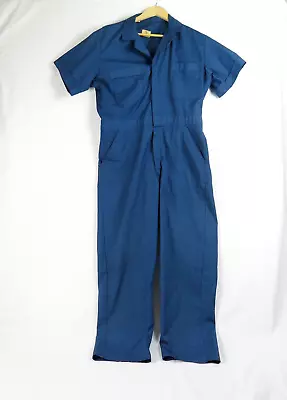 Wrangler Blue Bell Coveralls Men's Slim M 38/40 Short Sleeve Zip Front VTG • $38