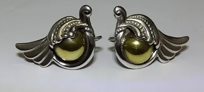 Rare Vintage Margot De Taxco Sterling Silver Earrings • $395