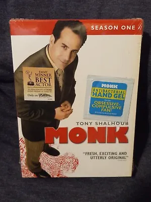 Monk TV Series Complete Season One Set (4 DVDs 2006) BRAND NEW SEALED • $7.99