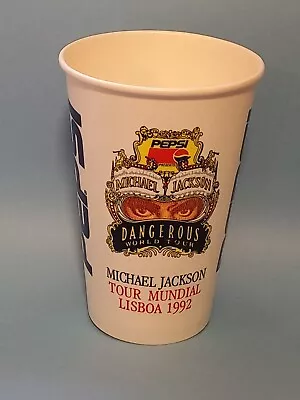Micheal Jackson - 1992 Dangerous World Tour Pepsi Very Rare Paper Cup. • $49.99