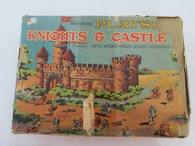 Marx Miniatures Castle Playset/ BOX Only  And Instructions Vintage • $29