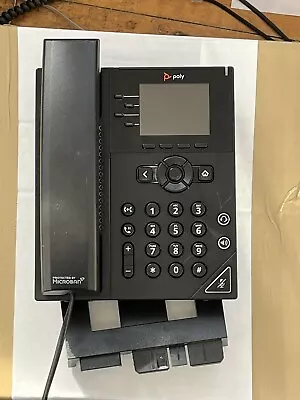 PolyCom VVX-250 IP VOIP Desk Phone Fast Free Shipping • $29.99