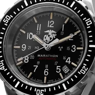 MARATHON GSAR Military Dive Watch USMC: 26J Automatic New W/ 2-yr Warranty NEW • $1359.96