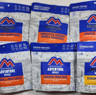 Mountain House Freeze Dried Food Pouch Backpack Trail Emergency Camping Meals • $23.99