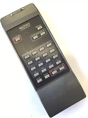 Genuine Original Matsui Companion Tv Remote Control 6142 K00218 • £2.95