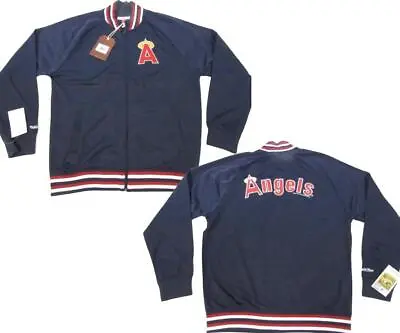 New Los Angeles Angels Mens Size XL XLarge Mitchell & Ness Track Jacket $90 • $66.29