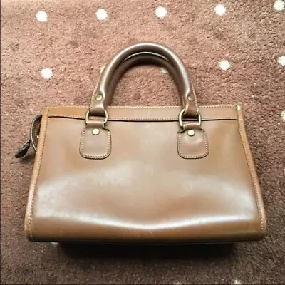 Ghurka MARLEY HODGSON No.65 THE TENDER Brown Leather Tote Bag Vintage Rare JAPAN • $426.44